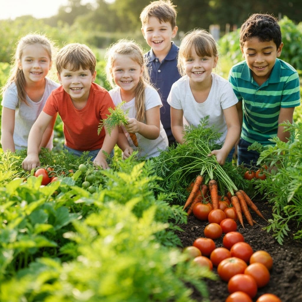 Cosecha del Huerto Escolar