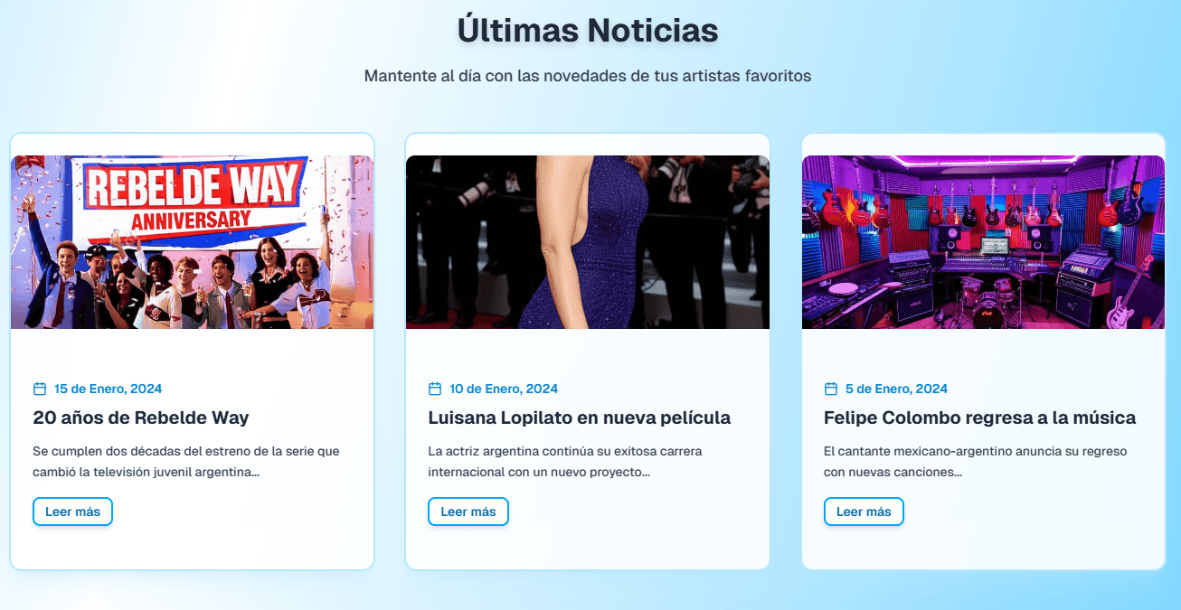 Erreway Fans: Tributo a Rebelde Way